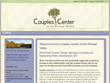 Tablet Screenshot of pioneervalleycouplestherapy.com